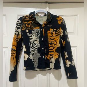 Iceberg History Women’s Bees Printed back Jacket‎ Size Small